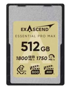 Exascend CFexpress Type-A 4.0 512GB Essential Pro Max VPG5