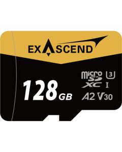 Exascend MicroSD 128GB Catalyst R175 W150 MB/s UHS-IC10V30  with Card Adapter