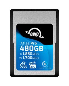 OWC CFexpress Atlas Pro R1850/W1700/VPG200 (Type A) with A to B adapter, 480GB