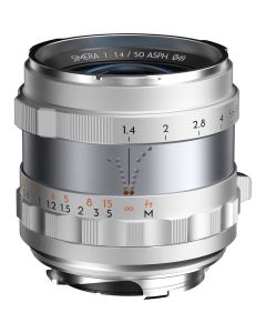 Thypoch Simera 50mm f1.4 Silver M mount color box