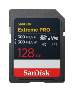 Sandisk SDXC Extreme Pro 128GB 300MB/s UHS-II V90
