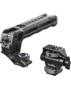 SmallRig Top Handle with Monitor Support Kit (Compatible with Cold Shoe) 5322