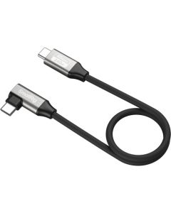 SmallRig USB-C Data Cable (Straight to Angled, 35cm / 13.8in) (40Gbps + 240W + 8