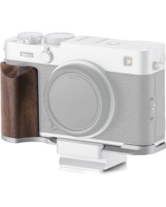 Tilta Mounting Baseplate with Wooden Grip for Fujifilm X-E5 - Silver
