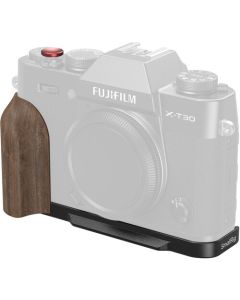 SmallRig L-Shaped Mount Plate with Wooden Handle for FUJIFILM X-T30 / X-T30 II /