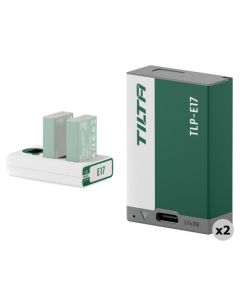 Tilta LP-E17 Charging Station Battery Kit (2 Batteries) - Forest Green