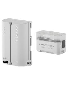 Tilta LP-E6P Charging Station Battery Kit (2 Batteries) - Off White
