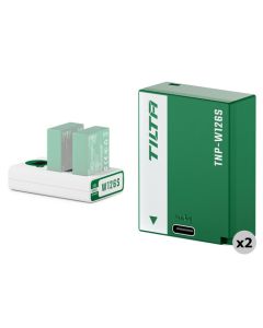 Tilta NP-W126S Charging Station Battery Kit (2 Batteries) - Forest Green