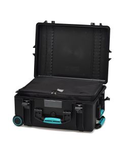 HPRC Resin Case 2600W Wheeled Bag and Dividers Black/Blue