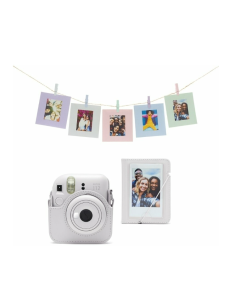 FUJIFILM instax mini 12 Accessory Kit Clay White