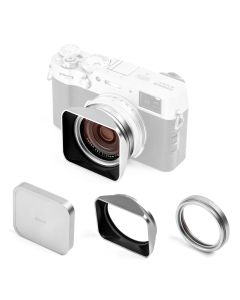 NiSi For FUJI X100 Series (UV, Lens hood and Cap Kit) Silver