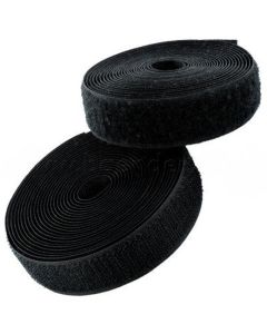 Prisma Self-adhesive Hook Tape 25mm x 25m black